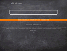 Tablet Screenshot of chioair.com